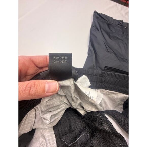 Marmot Waterproof Shell Pants Men’s Small Black Ripstop Full Zip Adjustable - Picture 9 of 16